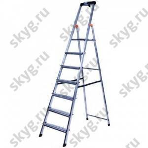 Стремянка односторонняя алюминиевая Krause Safety 126351 1х7