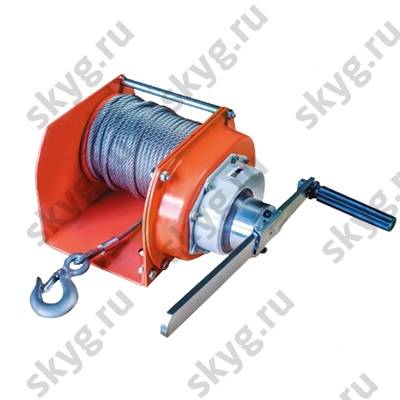 Лебедка ручная барабанная JHW 1000
