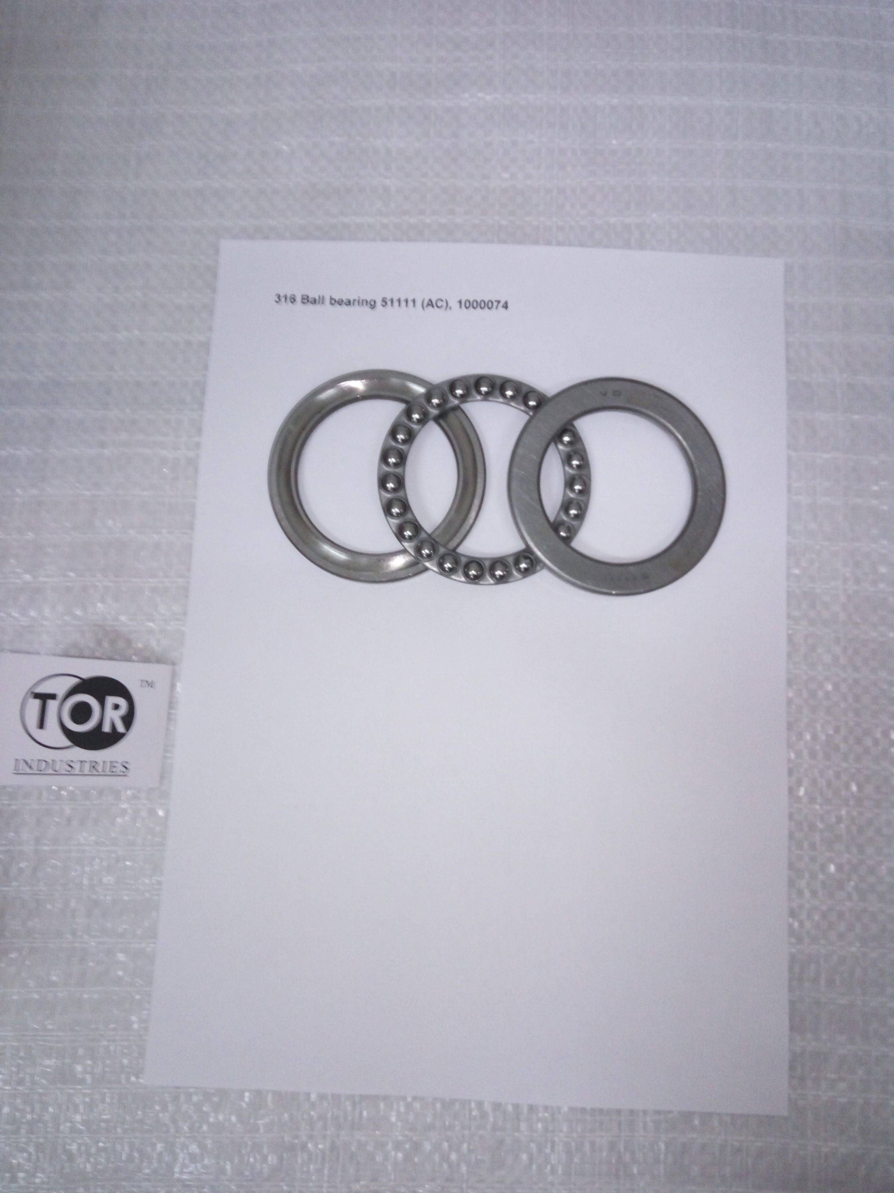 316 Опорный подшипник 51111 (Ball bearing 51111) (AC/RHP)