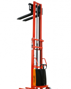 PROLIFT SPN 1016, полуэлектрический штабелер, грузоподъёмность 1000 кг, высота подъёма 1600 мм, АКБ 120 Ач