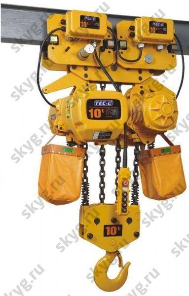 Таль электрическая цепная TOR HHBD10-10T 10,0 т 12 м