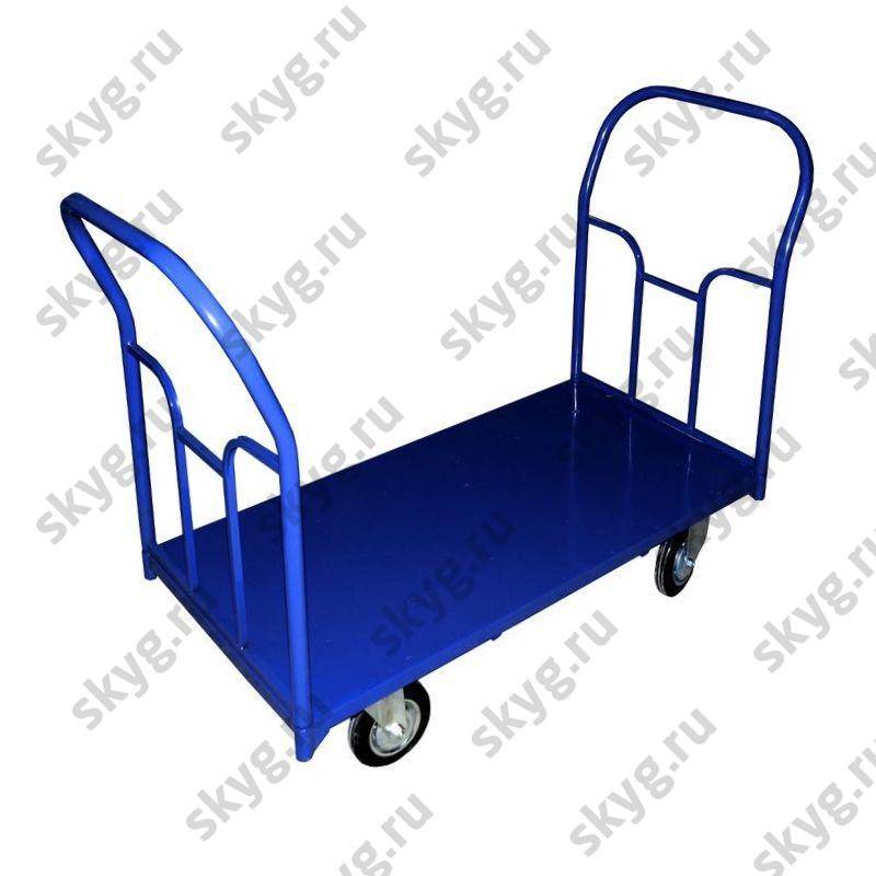 Тележка платформенная с двумя ручками. ТПД 4 600х1200