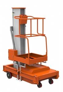 Подъемник мачтовый телескопический модели GTWY 150 кг 8 м