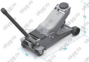 Домкрат подкатной, г/п 2,5 тонны NORDBERG ECO N32025L