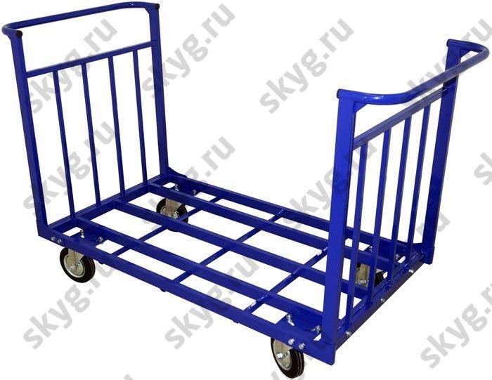 Тележка усиленная каркасная с двумя ручками. ТТД 5 700х1200