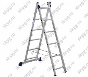 Лестница двухсекционная Алюмет 5206 2х6