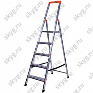 Стремянка односторонняя алюминиевая Krause Solidy 126238 1х5