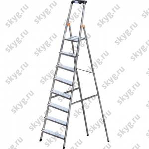 Стремянка односторонняя алюминиевая Krause Safety 126368 1х8
