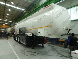 Полуприцеп бензовоз Kassbohrer STB 38/5K (алюминий)