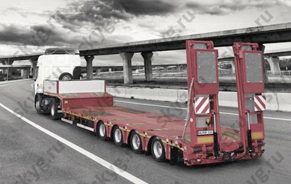 Полуприцеп трал Kassbohrer LB4