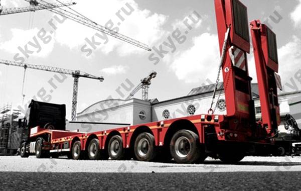 Полуприцеп трал Kassbohrer LB5E