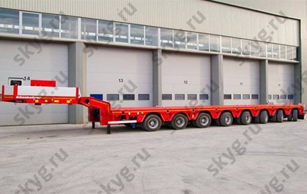 Полуприцеп трал Kassbohrer LB8E