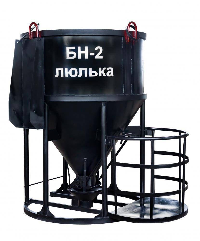 Бадья для бетона Zitrek БН-2,0 (люлька, воронка, лоток) 021-1068