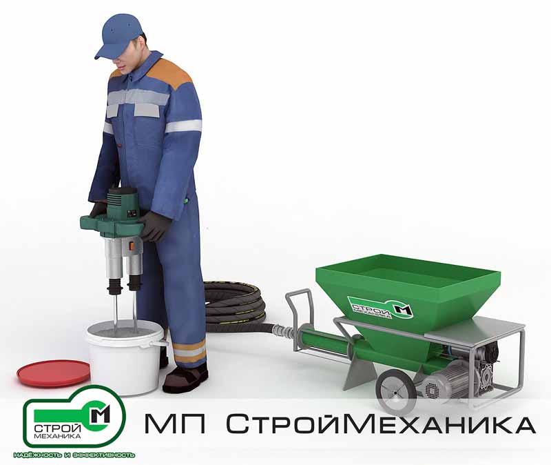 Растворонасос винтовой (героторный) СОСНА  СО 71.100 МИНИ 021-3000
