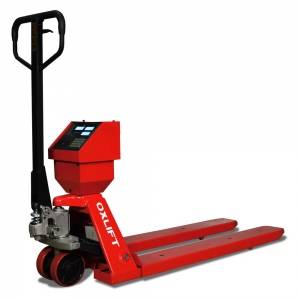 Гидравлическая рохля с весами OXLIFT OX20-ESR 2000 кг Li-ion