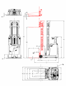 Электрический ричтрак MFZ16-85 OXLIFT MIMA