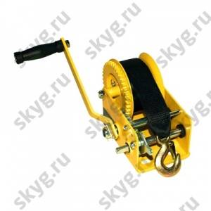 Лебедка ручная c тормозом LRTL 800 (лента)