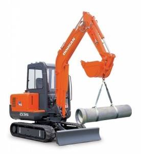 Мини экскаватор Doosan S035