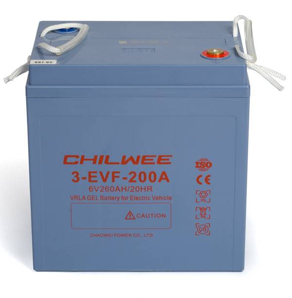 Тяговые гелевые аккумуляторы CHILWEE серии EVF для электромобилей и спецтехники