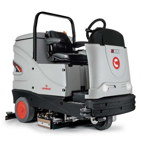 Аккумуляторная поломоечная машина с местом для оператора Comac C100 Essential