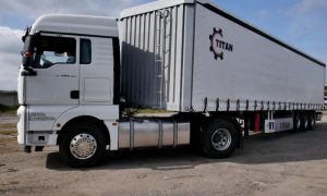 Трёхосный шторный полуприцеп TITAN 226