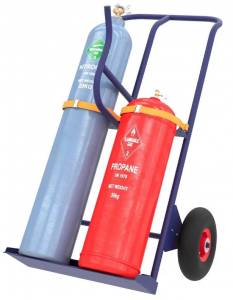 Тележка - сварочный пост с фиксацией ремнём КП 2 У без колес. (г/п 300кг) 855x885x1359