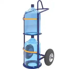Тележка для перевозки 2-х баллонов с водой ВД 2 (г/п 40кг) 523x482x1100