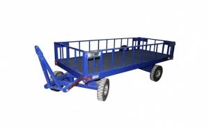 Тележка большегрузная с фанерным настилом и решетчатыми бортами БТ 1 КБ 1250х2000