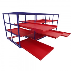 Стеллажная выдвижная система на 12 ячеек One size