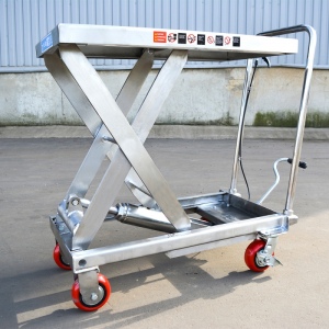 Гидравлический Подъемный Стол Передвижной из нержавеющей стали OXLIFT OXF50-STEEL 900 мм 500 кг