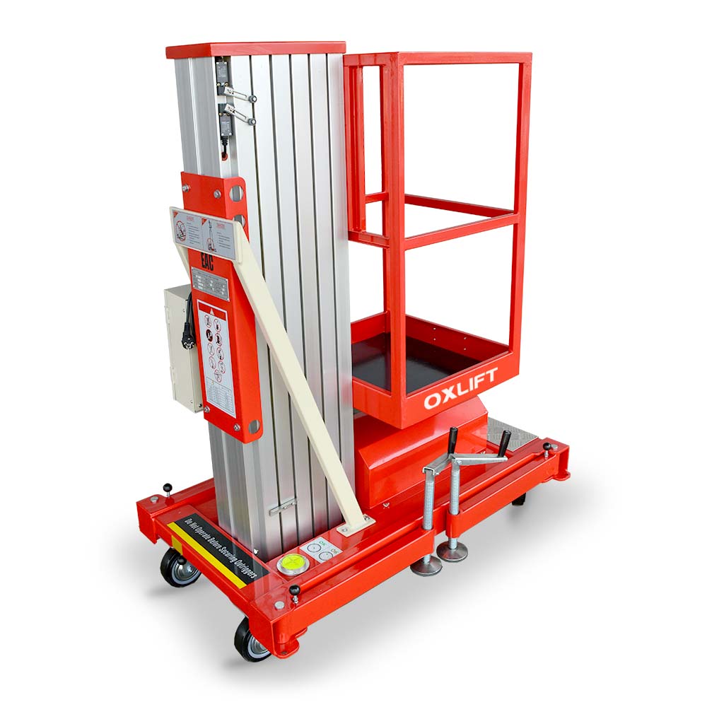 Телескопический Одномачтовый Подъемник ZX-1-090 OXLIFT 9000 мм 125 кг