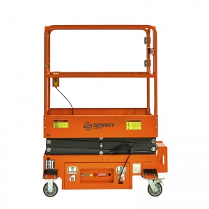 Подъемник ножничный несамоходный СМАРТЛИФТ (SMARTLIFT) SJY-0.3-3.9 (г/п 300 кг; 220В; 3,9 м)