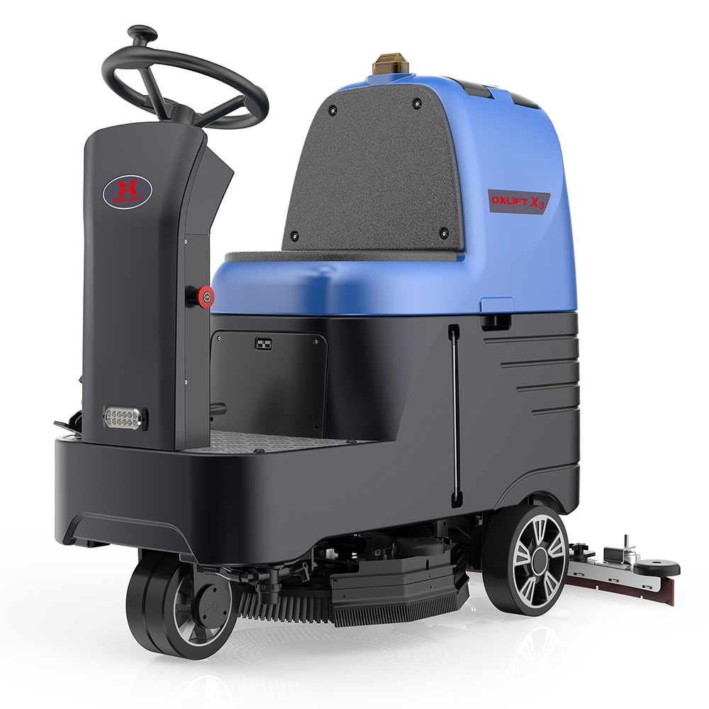 Поломоечная Машина Высокопроизводительная с Управлением Сидя OXLIFT X3 70/80 л 3000 м2