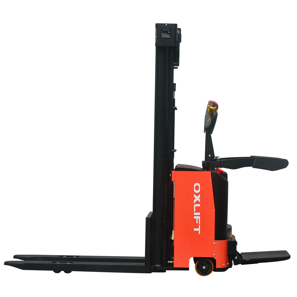 Самоходный Штабелер OXLIFT BX20L-4X 3600 мм 2000 кг с платформой для оператора с двумя гидроузлами
