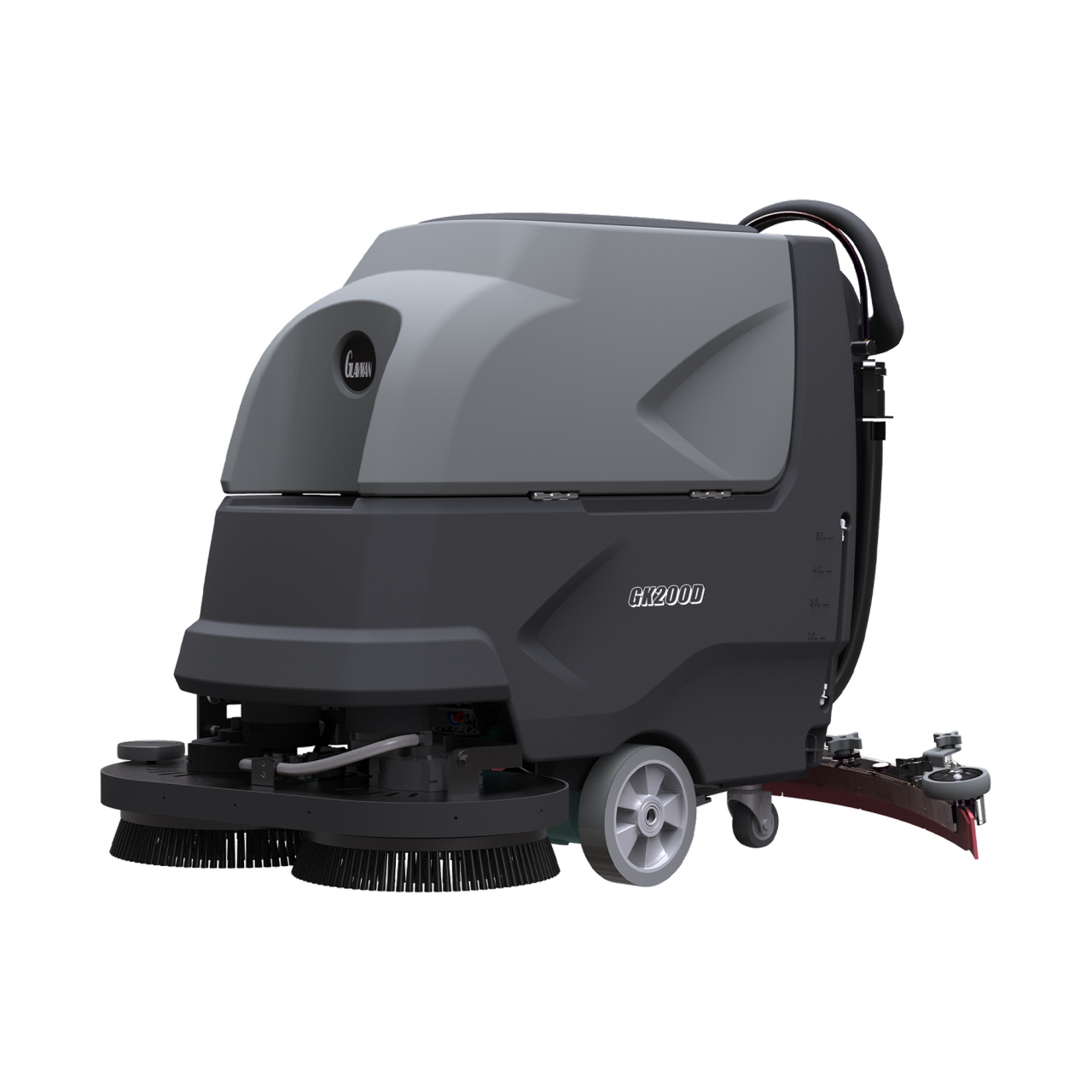 Поломоечная Машина Толкательного Типа с Двумя Щетками GK200D 50/60 2550 м2 Li-ion