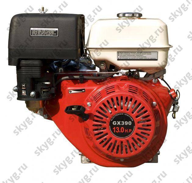 Двигатель бензиновый GX 390 (V тип) (короткий конус)